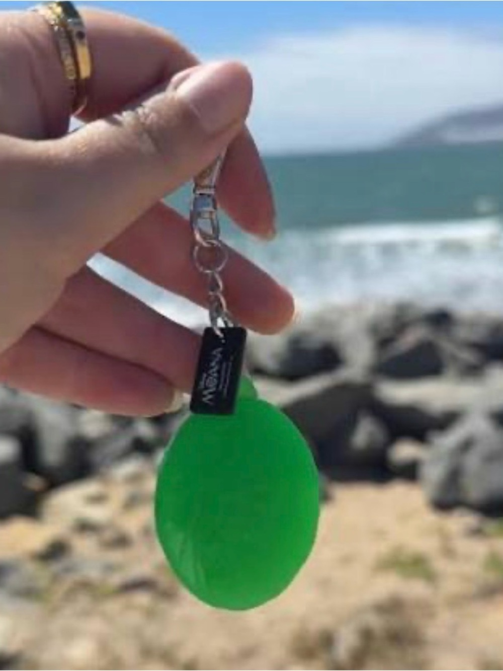 AMC MOANA Heart of Te Fiti glow-in-the-dark bag charm!